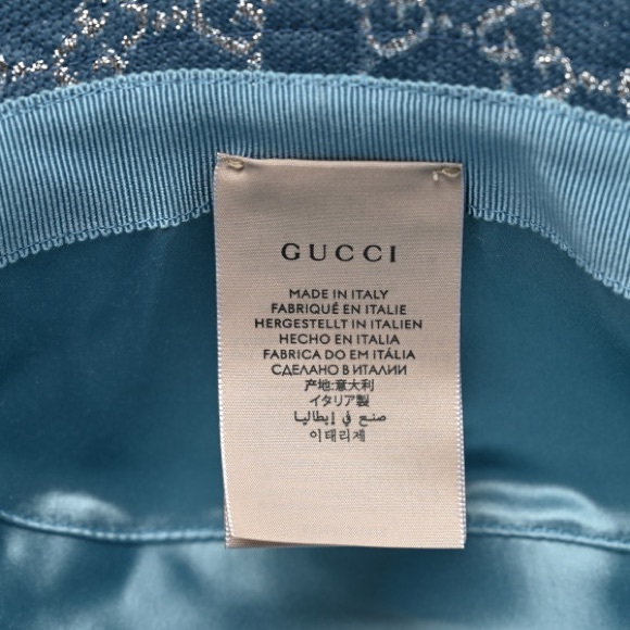 GG canvas bucket hat. Style: 576371 4HAC3 4264
Size: S - Picture 4 of 4